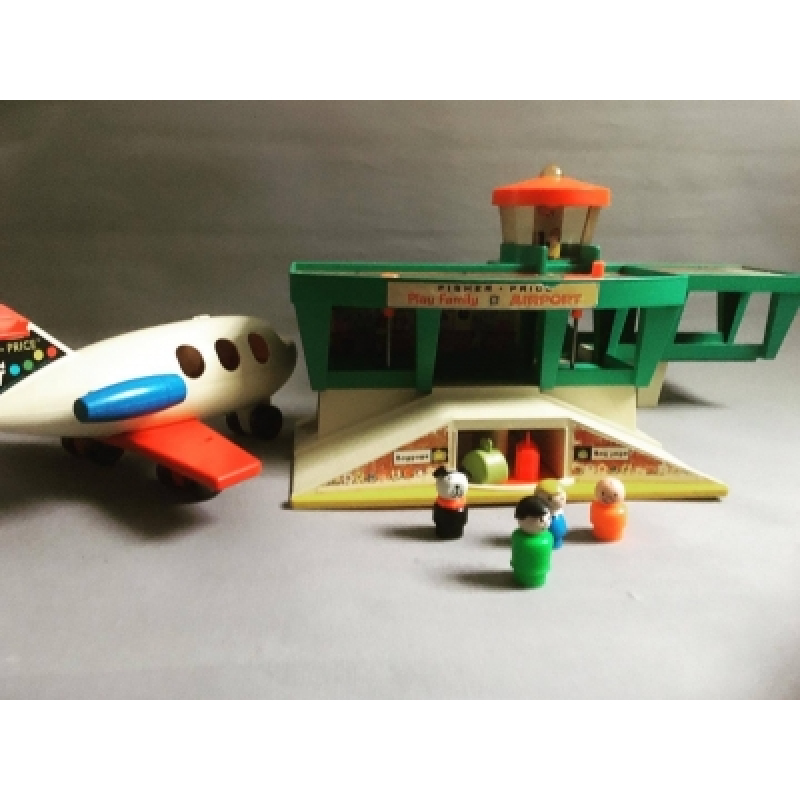 Vintage Fisher Price luchthaven